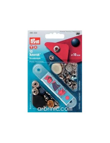 Boutons pression - Anorak...