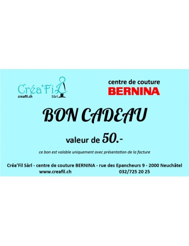 Bon Cadeau 50.-