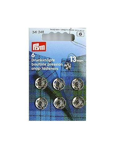 Boutons pressions métal -...