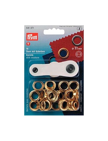 Oeillets avec rondelles -...