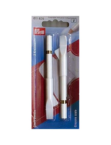 Crayons craies - 2 blanc