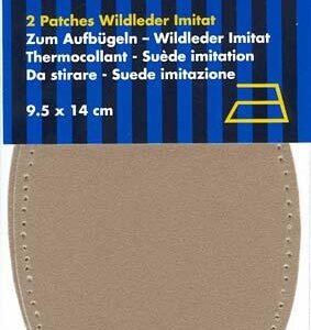 2 Patches thermocollant - Suède imitation