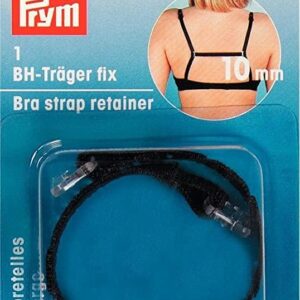 Maintien bretelles soutien-gorge - 10 mm - noir