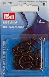 Accessoires soutien-gorge - 14mm - noir
