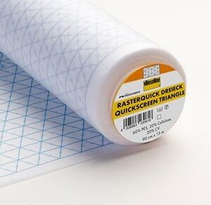 VLIESELINE RASTERQUICK TRIANGLE Entoilage non-tissé imprimé pour travaux exacts