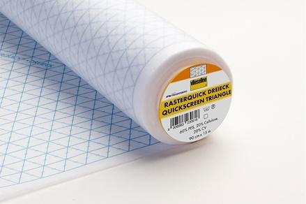VLIESELINE RASTERQUICK TRIANGLE Entoilage non-tissé imprimé pour travaux exacts