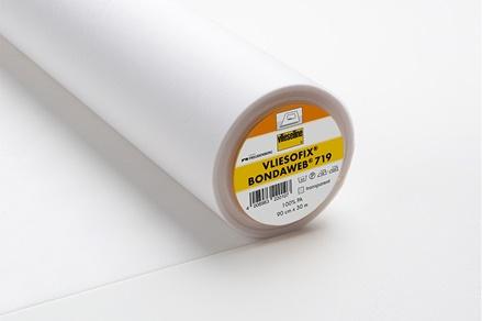 VLIESELINE VLIESOFIX Voile d’enduction thermocollant double face pour les applications, travaux créatifs, réparations