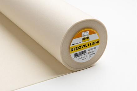 VLIESELINE DECOVIL I LIGHT Entoilage thermocollant léger au toucher similaire au cuir pour les projets créatifs