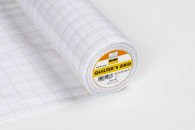 VLIESELINE QUILTER'S GRID Entoilage thermocollant pour patchwork exacts