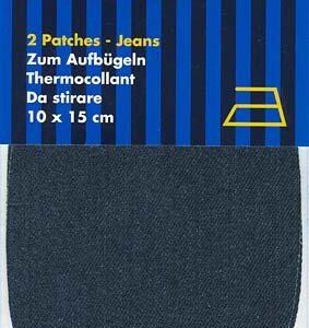 2 Patches thermocollant-jeans-bleu marine-N°2