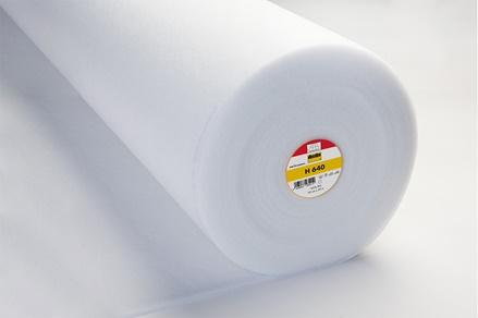 VLIESELINE MOLLETON H640 Molleton thermocollant de poids moyen blanc