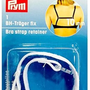 Maintien bretelles soutien-gorge - 10 mm - blanc